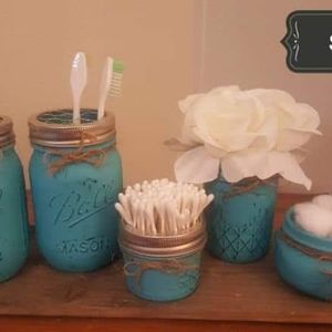 Mason Jar Bathroom Sets